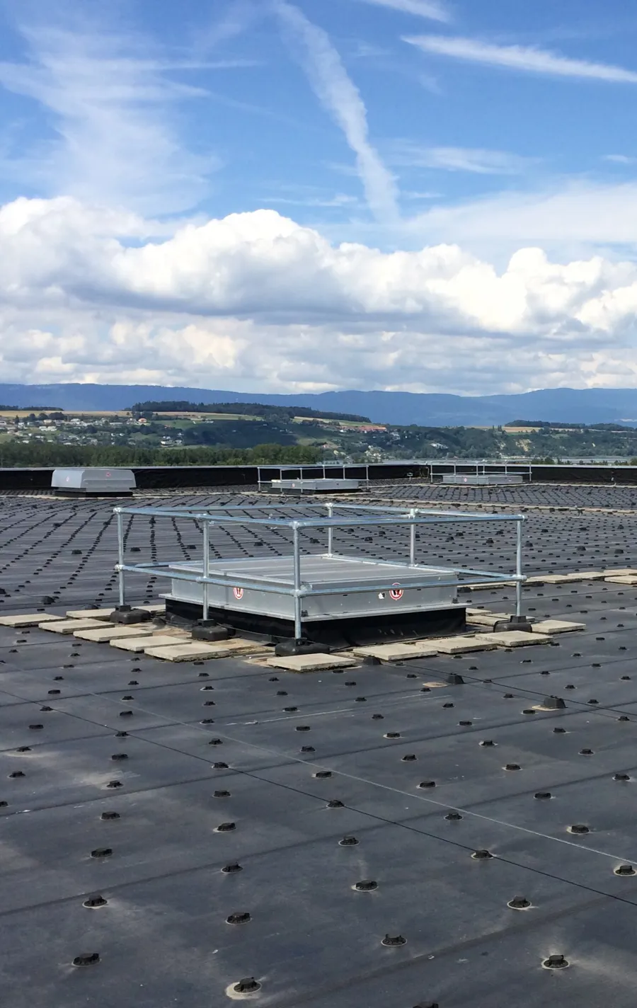 Kee Dome® Skylight Railing - Fall Protection Railing for Skylights ...